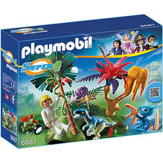 Конструктор Playmobil "Супер 4" Затерянный остров с Алиен и Хищником