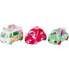 Игровой набор Moose "Cutie Car" Три машинки с мини-фигурками Shopkins, Candy Combo