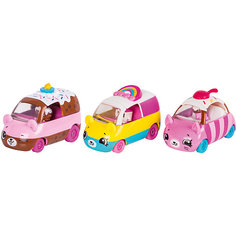 Игровой набор Moose "Cutie Car" Три машинки с мини-фигурками Shopkins, Bumper Bakery