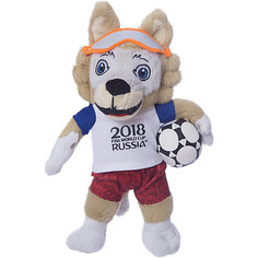 Мягкая игрушка FIFA-2018 1Toy Волк Забивака, 21 см