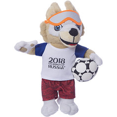 Мягкая игрушка FIFA-2018 1Toy Волк Забивака, 28 см