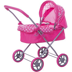 Коляска для кукол Buggy Boom , розовый в звездочку