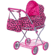 Коляска для кукол Buggy Boom , в горошек