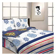 Детское постельное белье 1,5 сп. Letto, Корабли