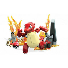 Конструктор Mattel Mega Construx «Эволюция» покемон Чармилион, 89 деталей