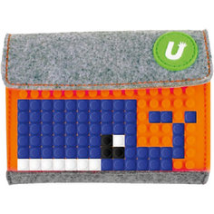 Пиксельный кошелек Upixel «Pixel felt small wallet», светло оранжевый