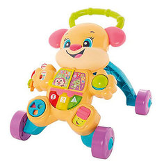 Разивающие ходунки-каталка Fisher-Price Сестричка Учёного Щенка Mattel