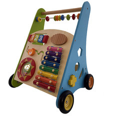 Ходунок и развивающий центр из дерева "Мои первые шаги", Kids4Kids