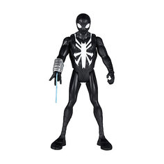Фигурка Marvel "Spider-Man" Чёрный Человек-паук с интерактивным аксессуаром, 15см Hasbro