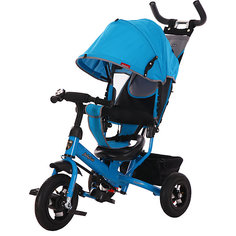 Трёхколёсный велосипед Moby Kids "Comfort Air" 10x8, синий