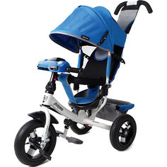Трёхколёсный велосипед Moby Kids "Comfort Air Car 2" 12x10, синий