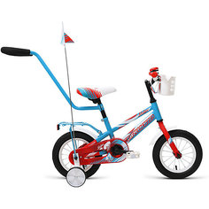 Двухколёсный велосипед Forward "Meteor" 12, бирюзовый/красный