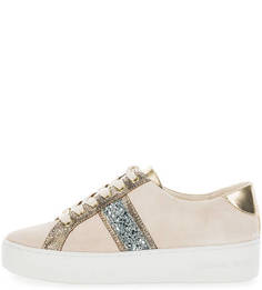 Замшевые кеды на платформе Michael Michael Kors