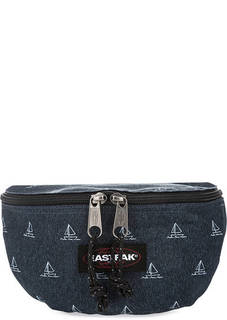 Маленькая поясная сумка синего цвета Eastpak