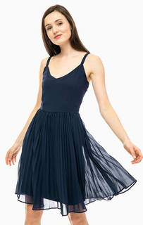 Синее платье с расклешенной юбкой Vero Moda