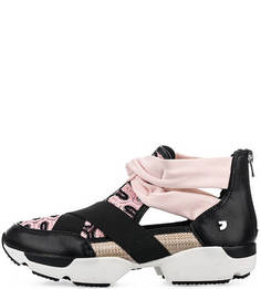 Текстильные кроссовки с декоративной отделкой Gioseppo