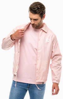 Розовая ветровка с отложным воротничком Carhartt WIP