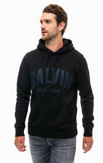 Хлопковая толстовка с нашивками Calvin Klein Jeans