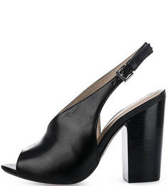 Черные босоножки из натуральной кожи Bronx