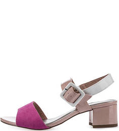 Босоножки с квадратной пряжкой Tamaris