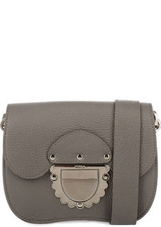 Сумка из мягкой кожи с откидным клапаном Furla