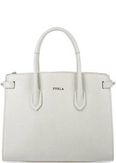 Сумка из натуральной кожи с двумя отделами Furla