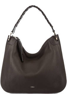 Сумка из зерненой кожи с одним отделом Furla