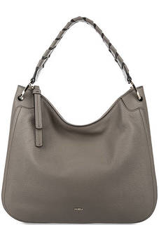 Сумка из зерненой кожи с одним отделом Furla