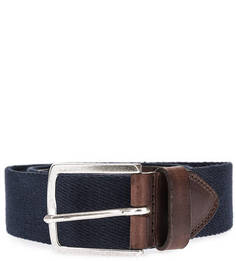 Широкий ремень из натуральной кожи и хлопка Wrangler