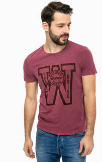 Хлопковая футболка с принтом Wrangler