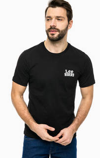 Хлопковая футболка с принтом Lee