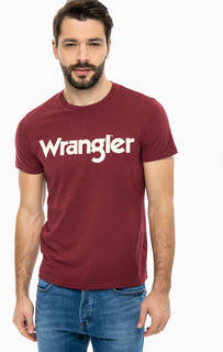 Хлопковая футболка с принтом Wrangler