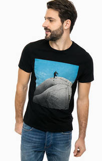 Хлопковая футболка с принтом Wrangler