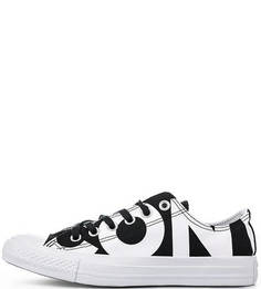 Текстильные кеды с принтом Converse