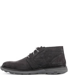 Ботинки серого цвета из нубука Caterpillar