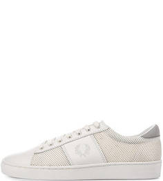 Летние кеды с логотипом бренда Fred Perry