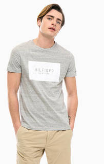 Хлопковая футболка с логотипом Tommy Hilfiger