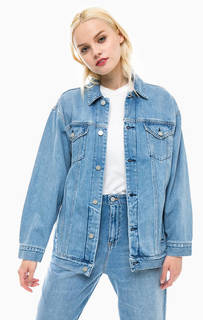 Джинсовая куртка оверсайз на болтах Carhartt WIP