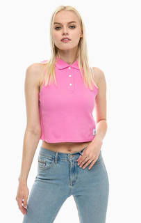 Укороченный хлопковый топ Calvin Klein Jeans