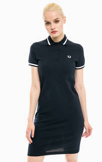 Хлопковое платье с отложным воротничком Fred Perry