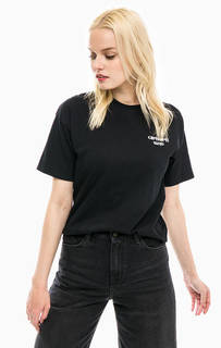 Черная футболка с принтом Carhartt WIP