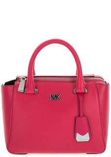 Маленькая сумка цвета фуксии из гладкой кожи Michael Michael Kors