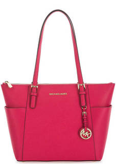 Сумка цвета фуксии из натуральной кожи Michael Michael Kors