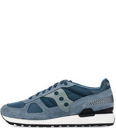 Текстильные кроссовки с замшевыми вставками Saucony