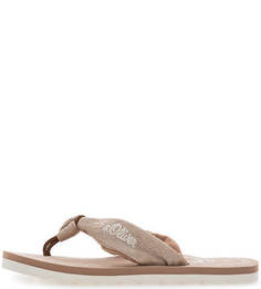 Текстильные пляжные сланцы S.Oliver