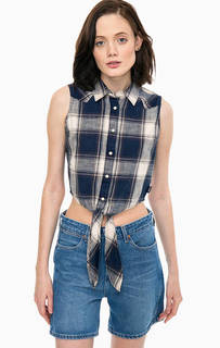 Клетчатая рубашка без рукавов Wrangler