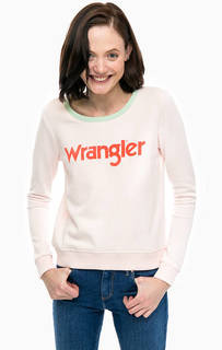 Хлопковый свитшот с принтом Wrangler