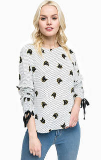 Трикотажная блуза в горошек Mavi