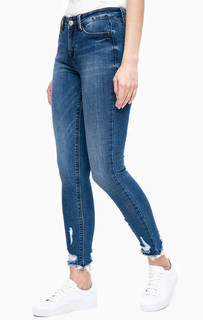Укороченные джинсы скинни с необработанным краем Tom Tailor Denim