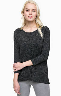 Тонкий серебристый джемпер из вискозы Only